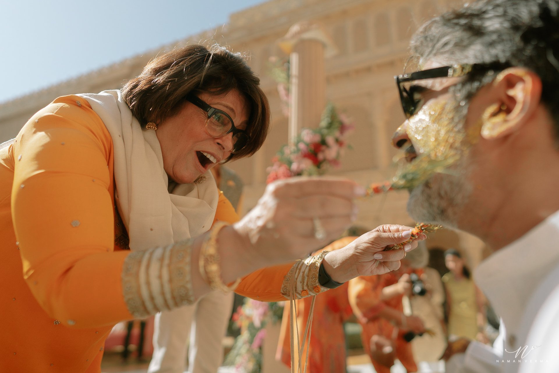 Haldi and Mehendi ceremony photo