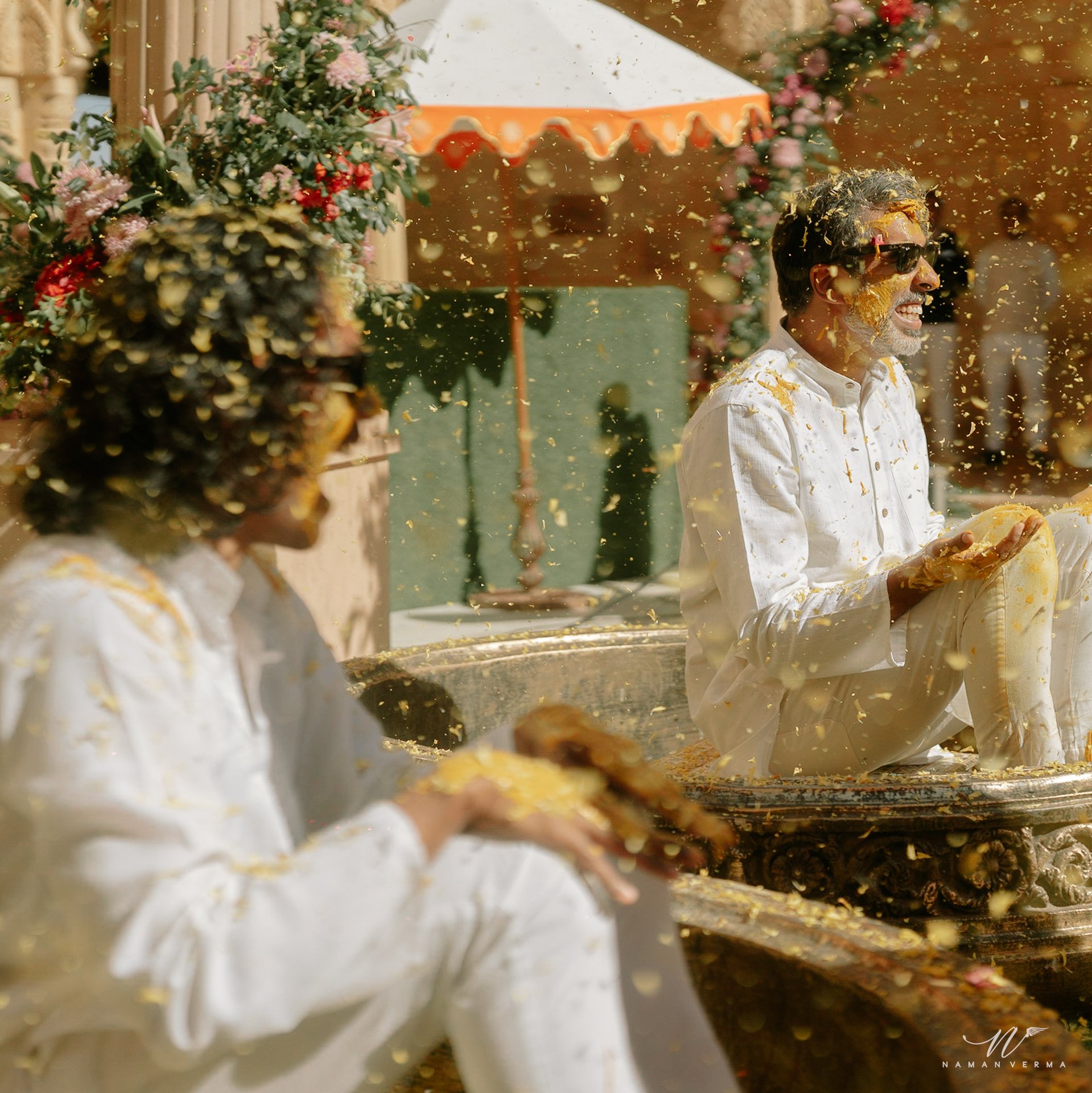 Haldi and Mehendi ceremony photo