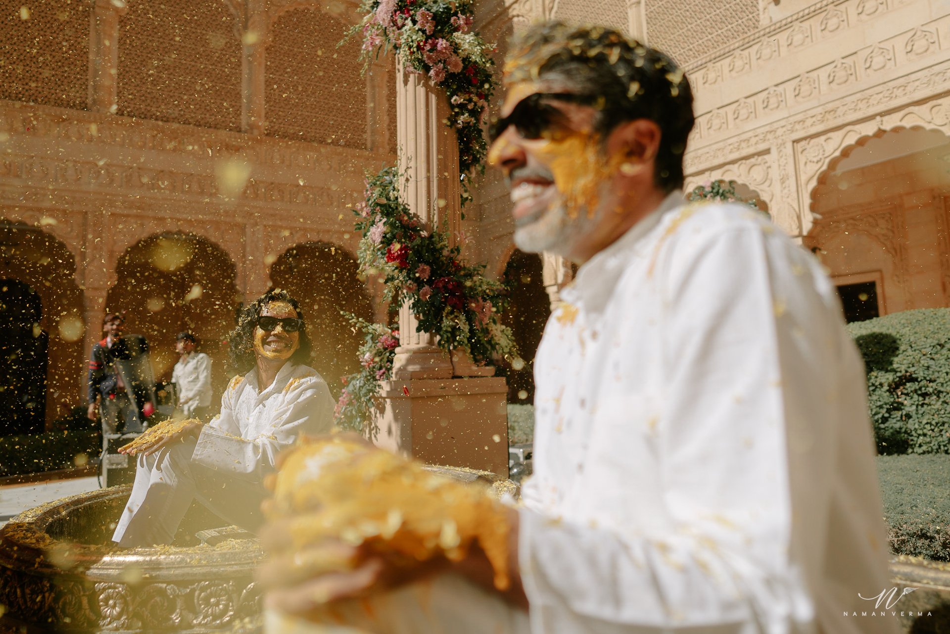 Haldi and Mehendi ceremony photo