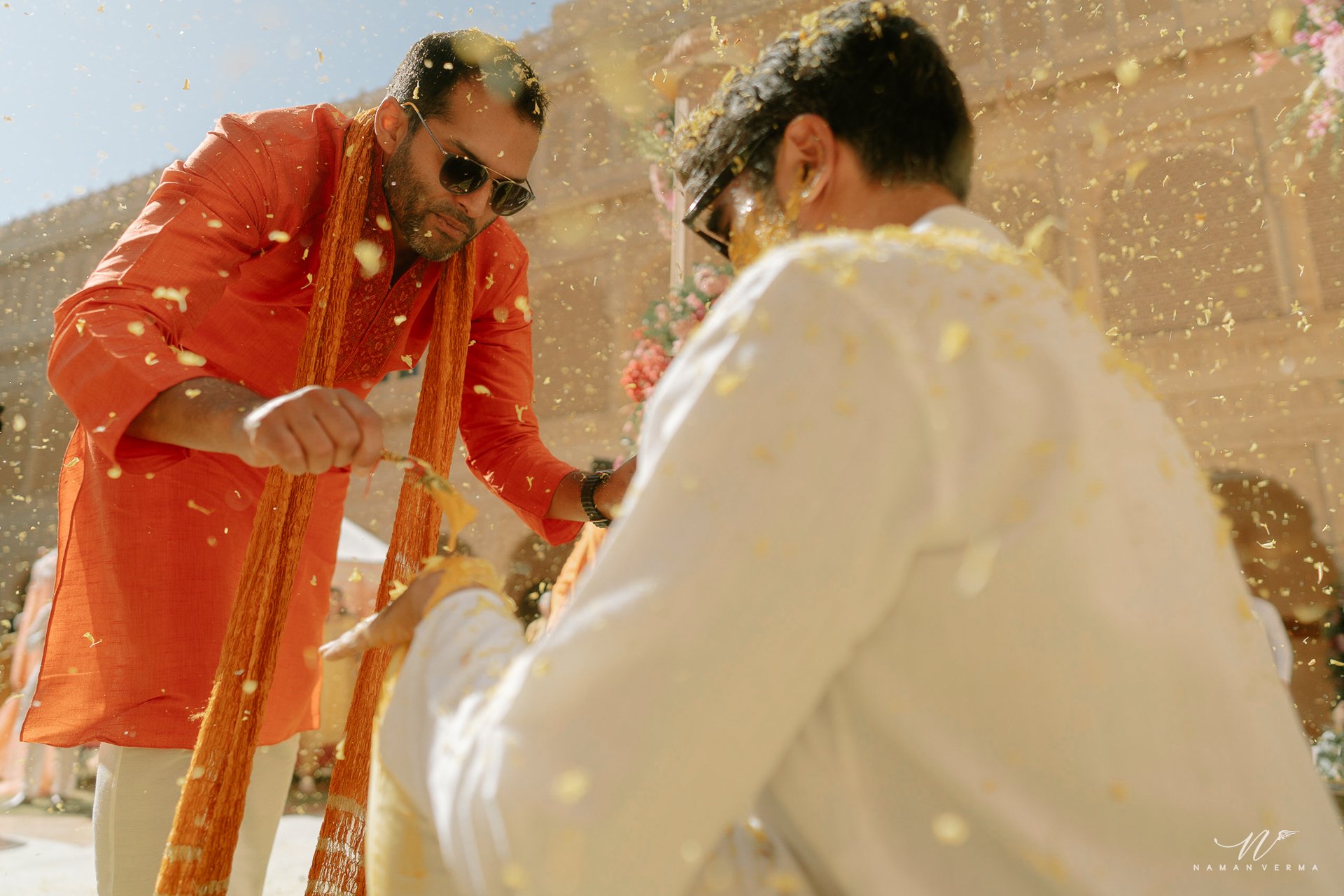 Haldi and Mehendi ceremony photo