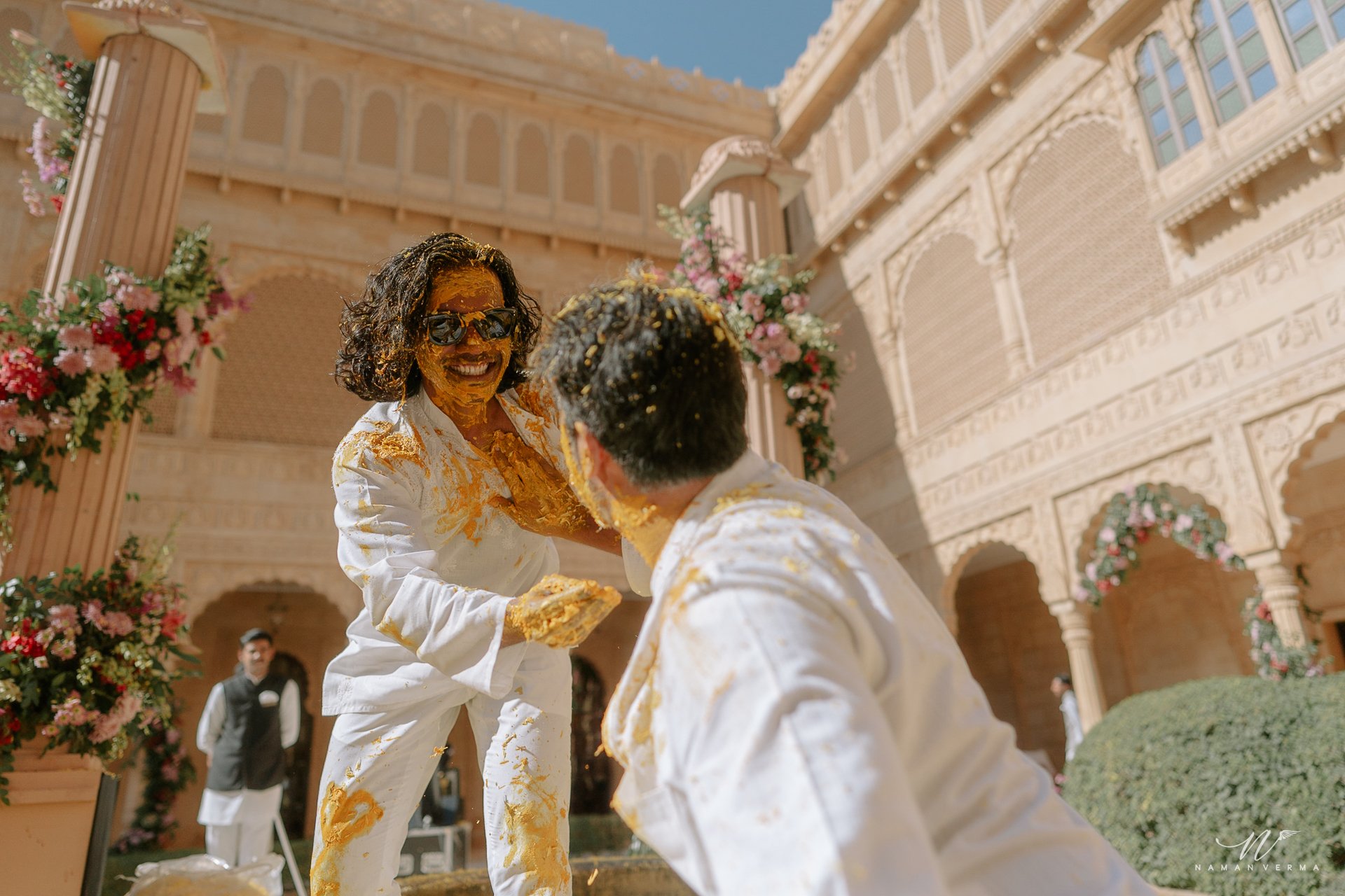 Haldi and Mehendi ceremony photo