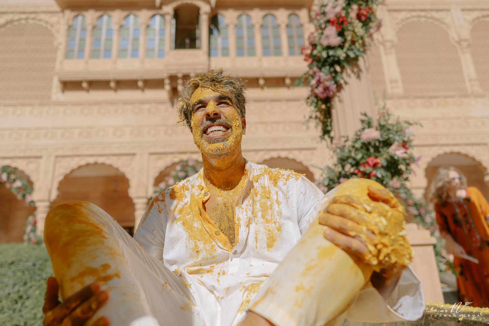 Haldi and Mehendi ceremony photo