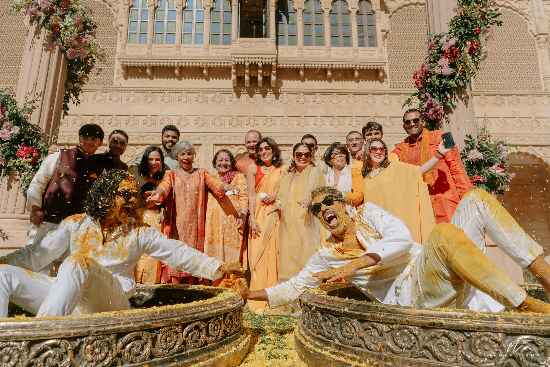 Haldi and Mehendi ceremony photo