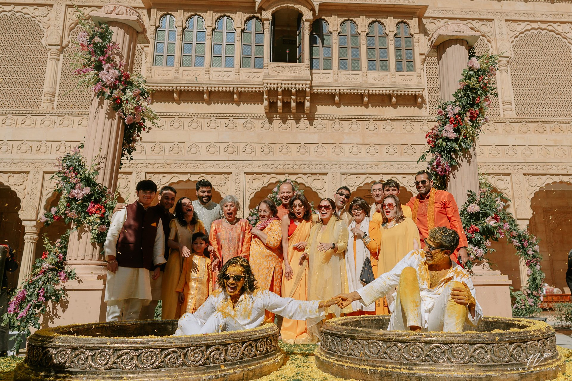 Haldi and Mehendi ceremony photo
