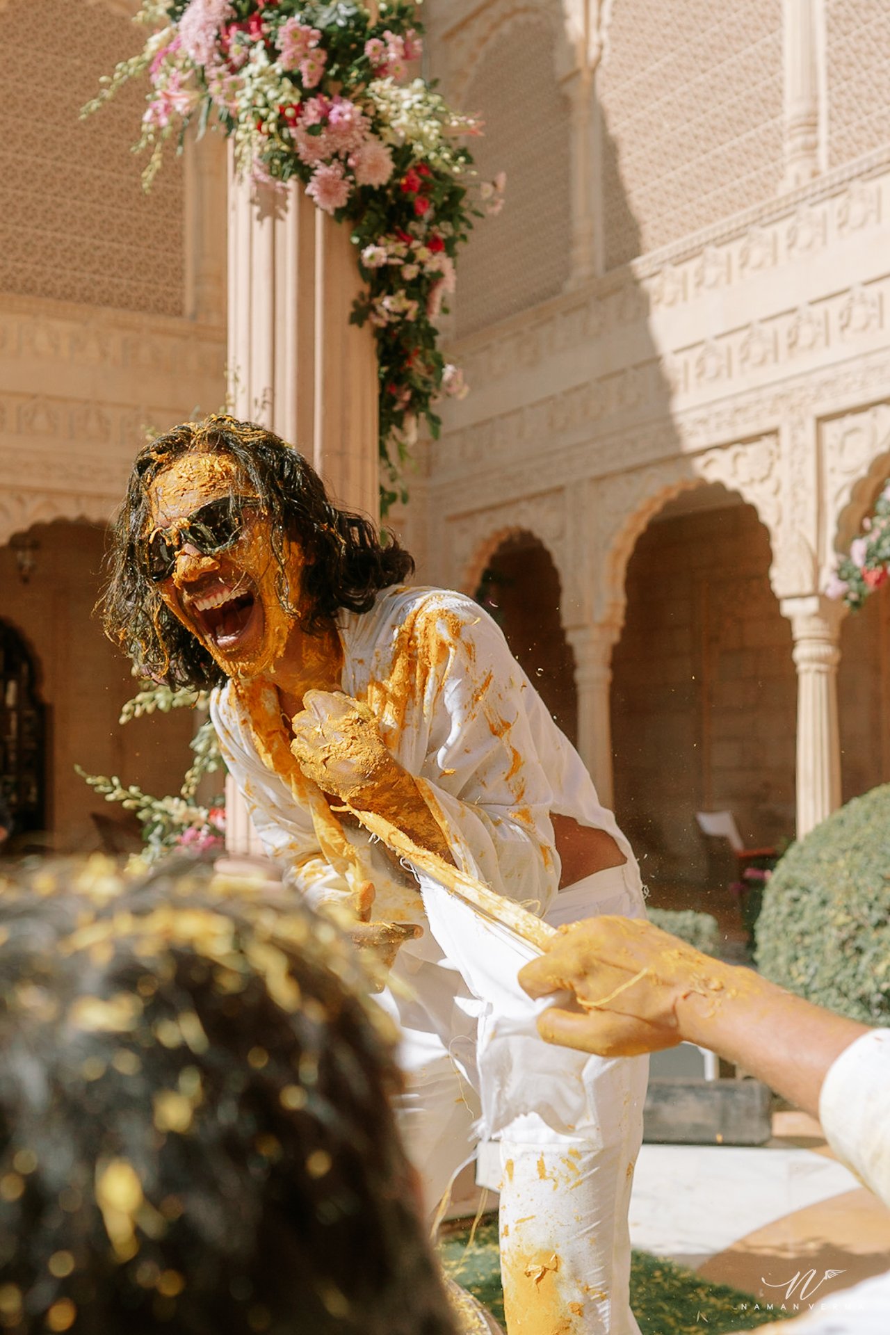 Haldi and Mehendi ceremony photo