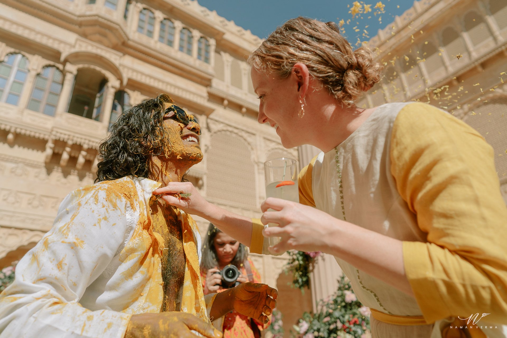Haldi and Mehendi ceremony photo