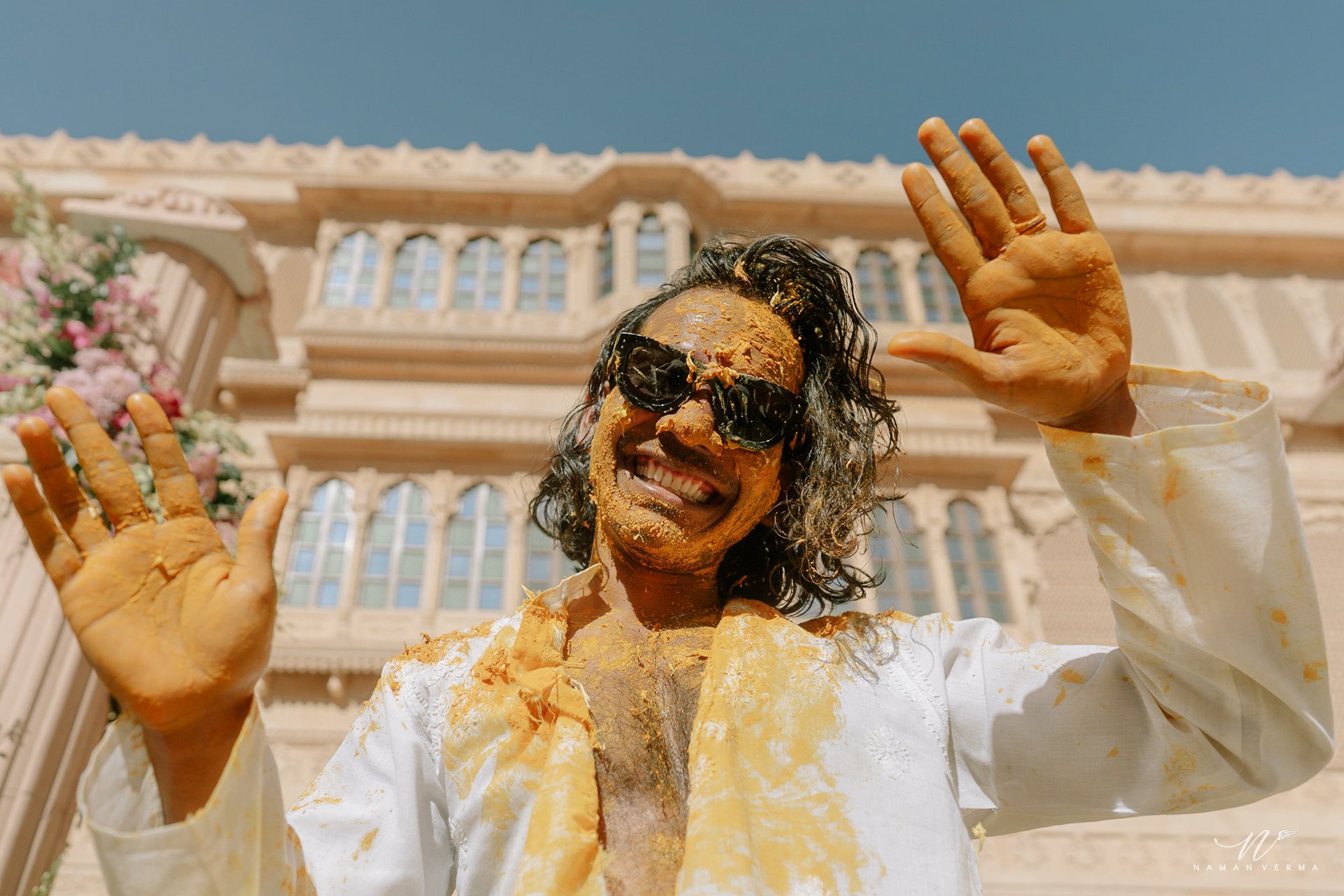 Haldi and Mehendi ceremony photo