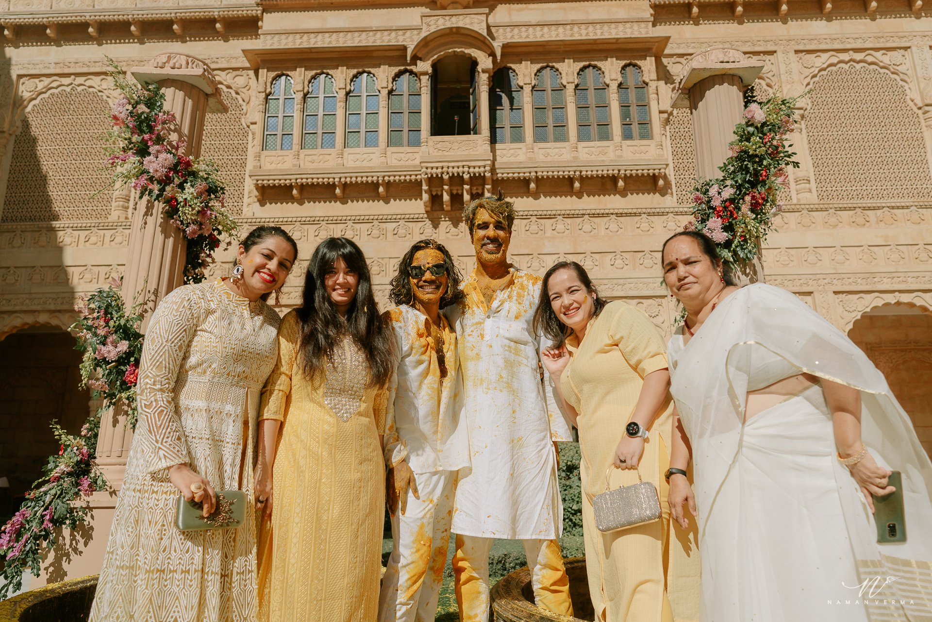 Haldi and Mehendi ceremony photo