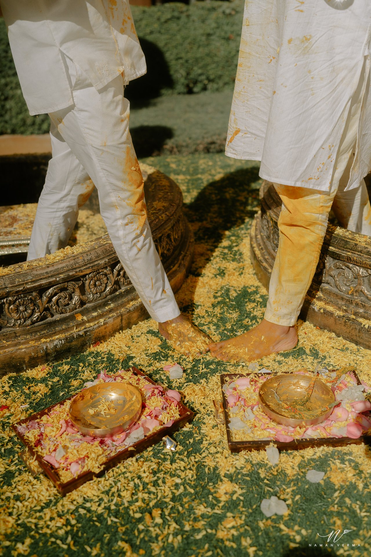 Haldi and Mehendi ceremony photo