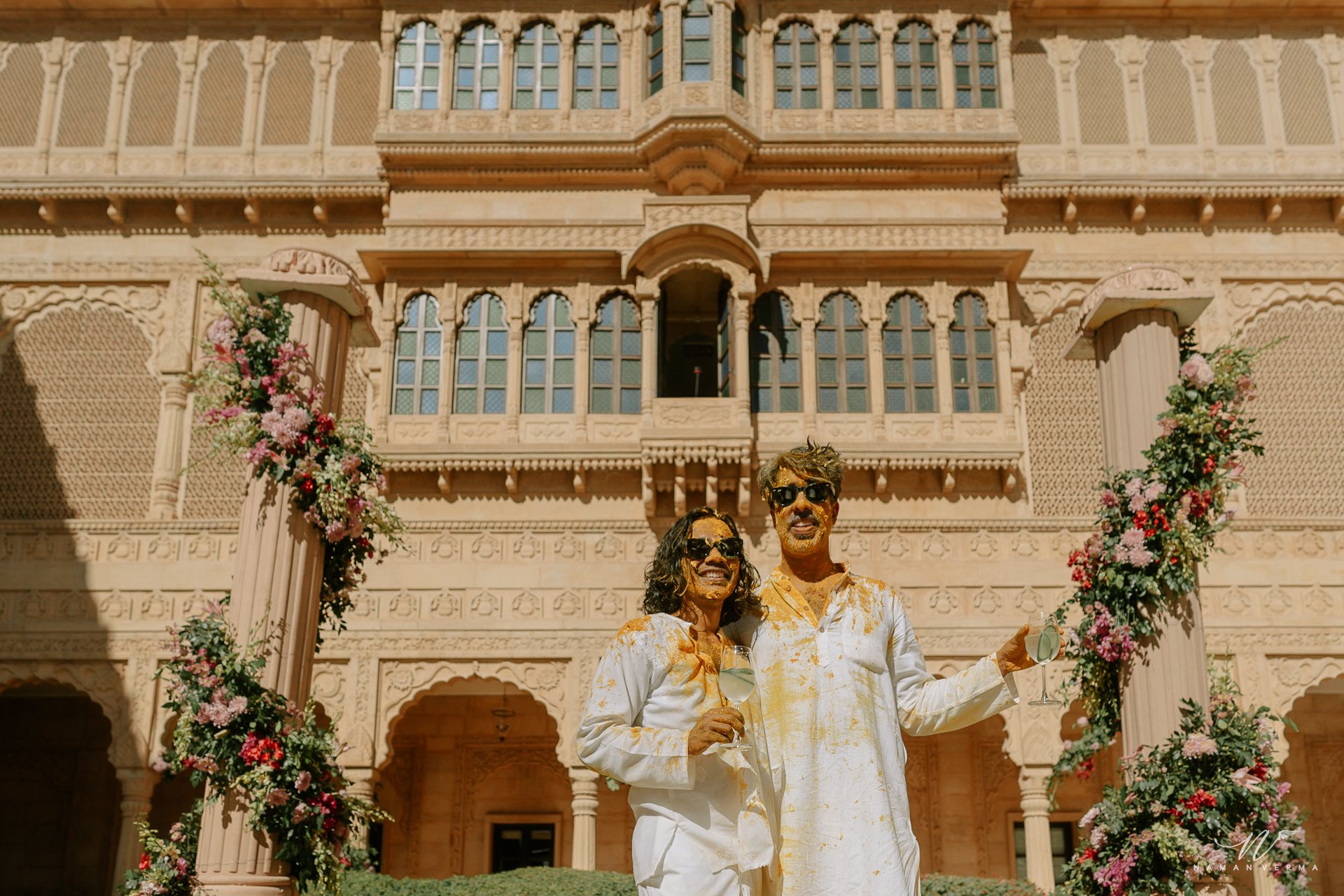 Haldi and Mehendi ceremony photo