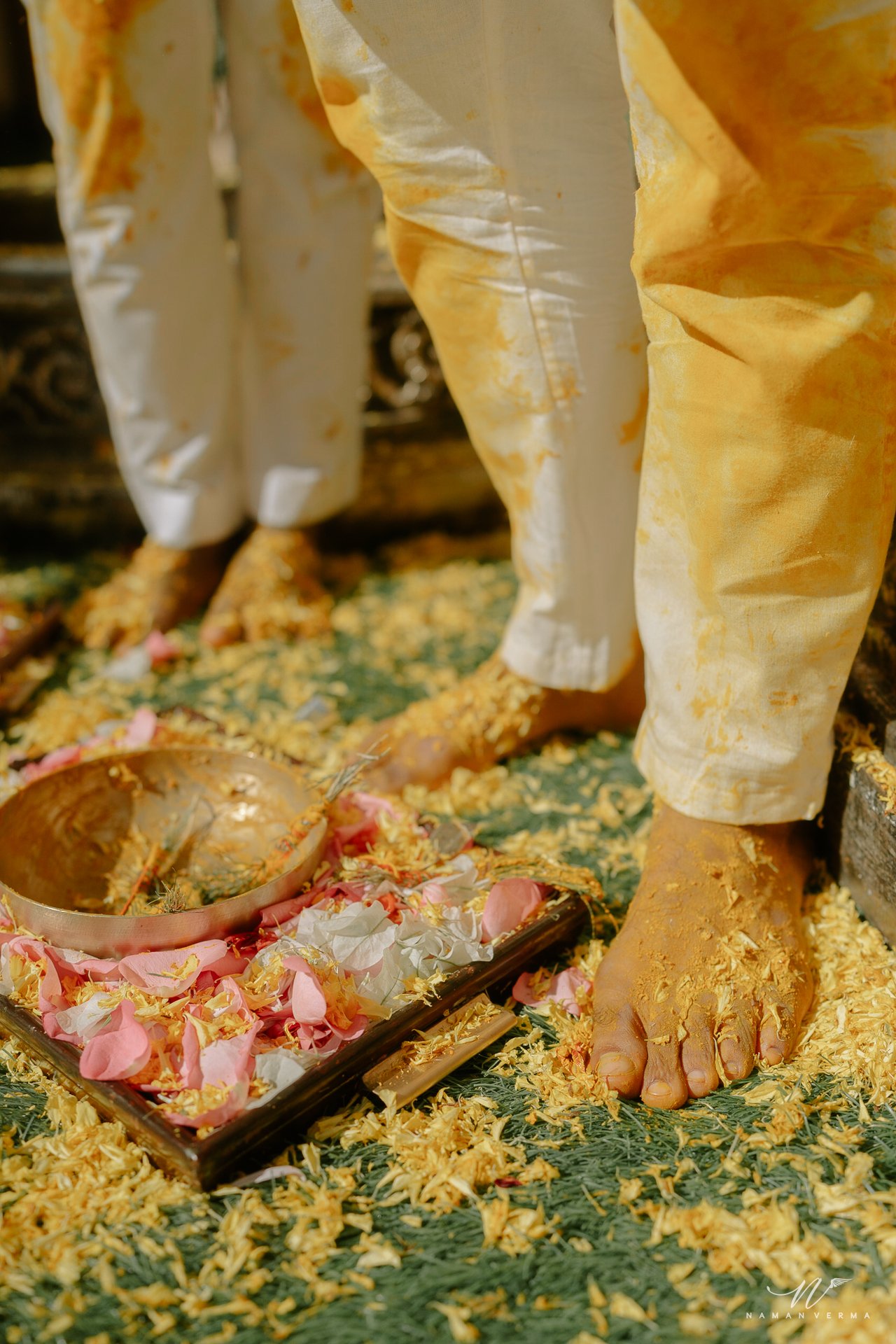 Haldi and Mehendi ceremony photo