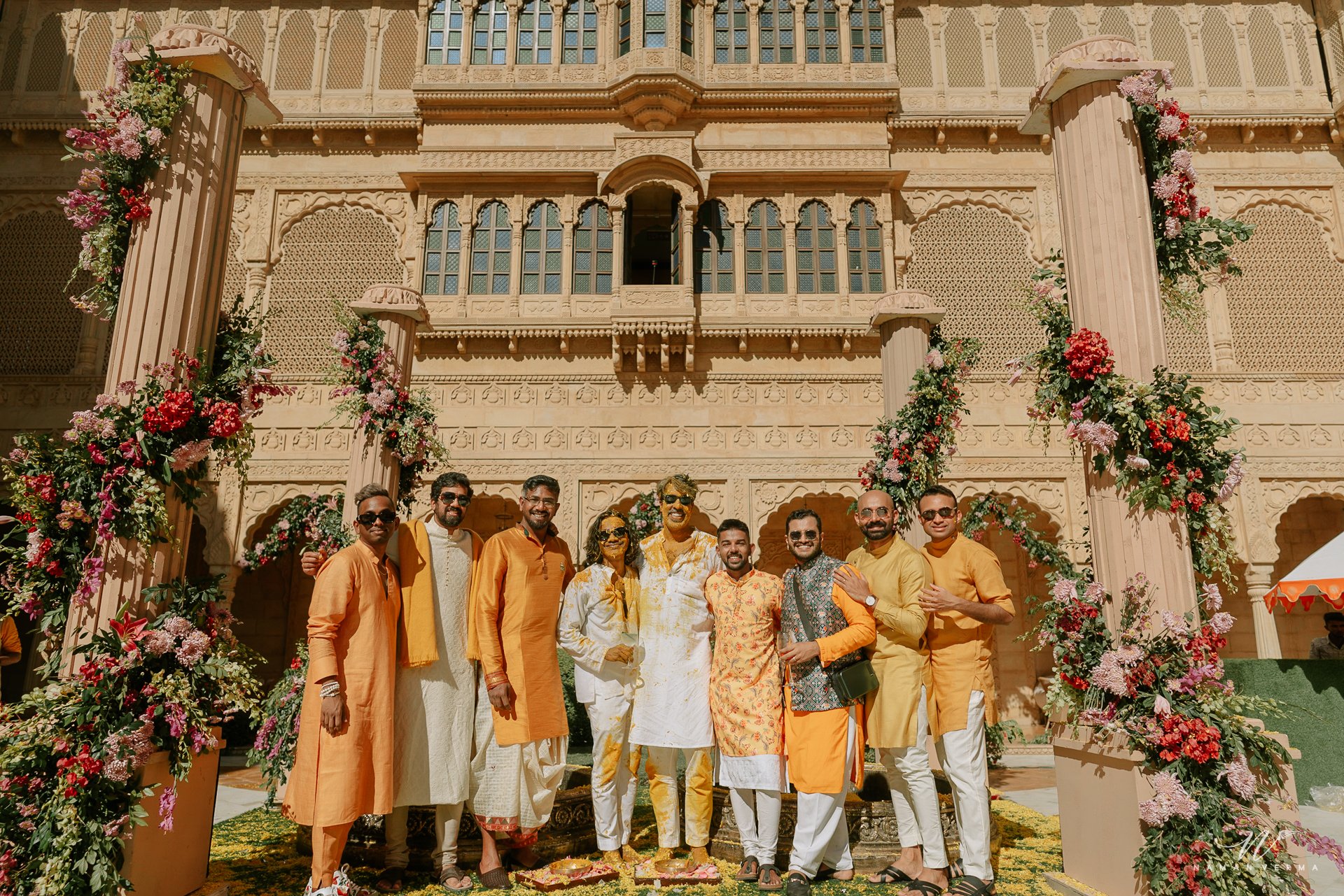 Haldi and Mehendi ceremony photo