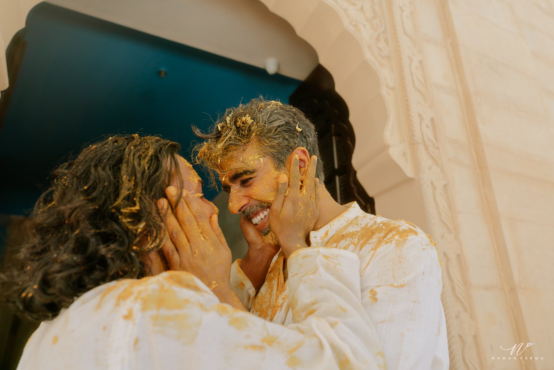 Haldi and Mehendi ceremony photo