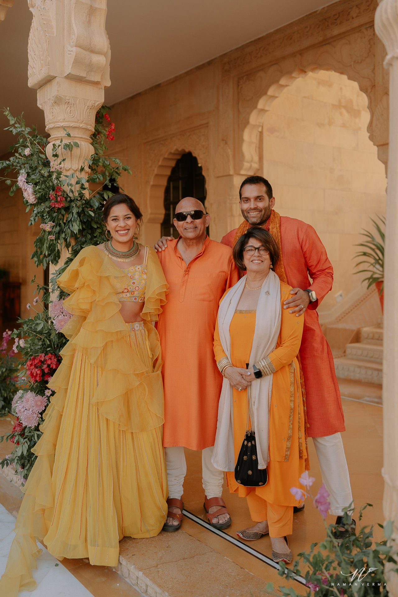Haldi and Mehendi ceremony photo