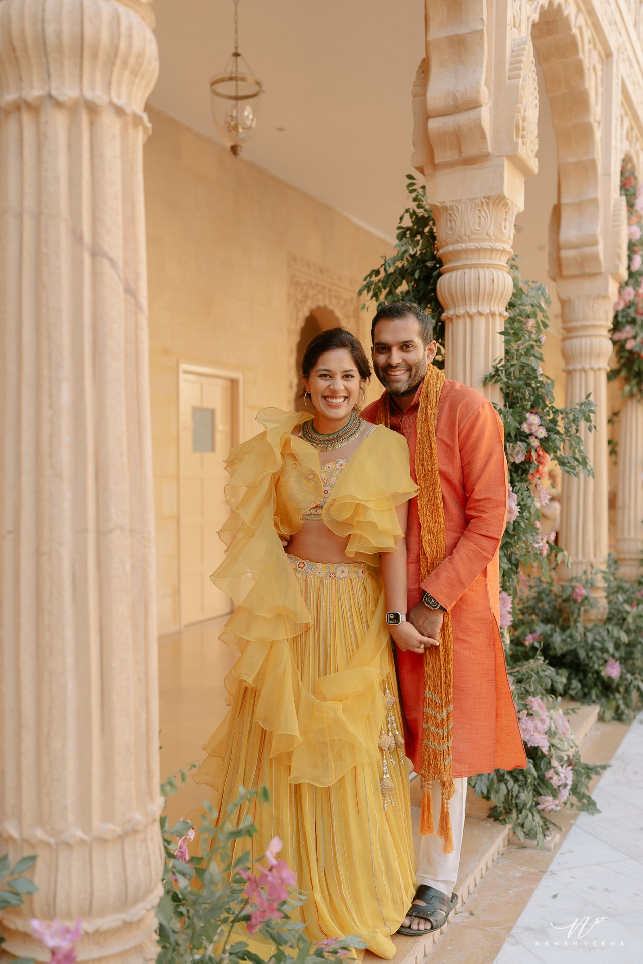 Haldi and Mehendi ceremony photo