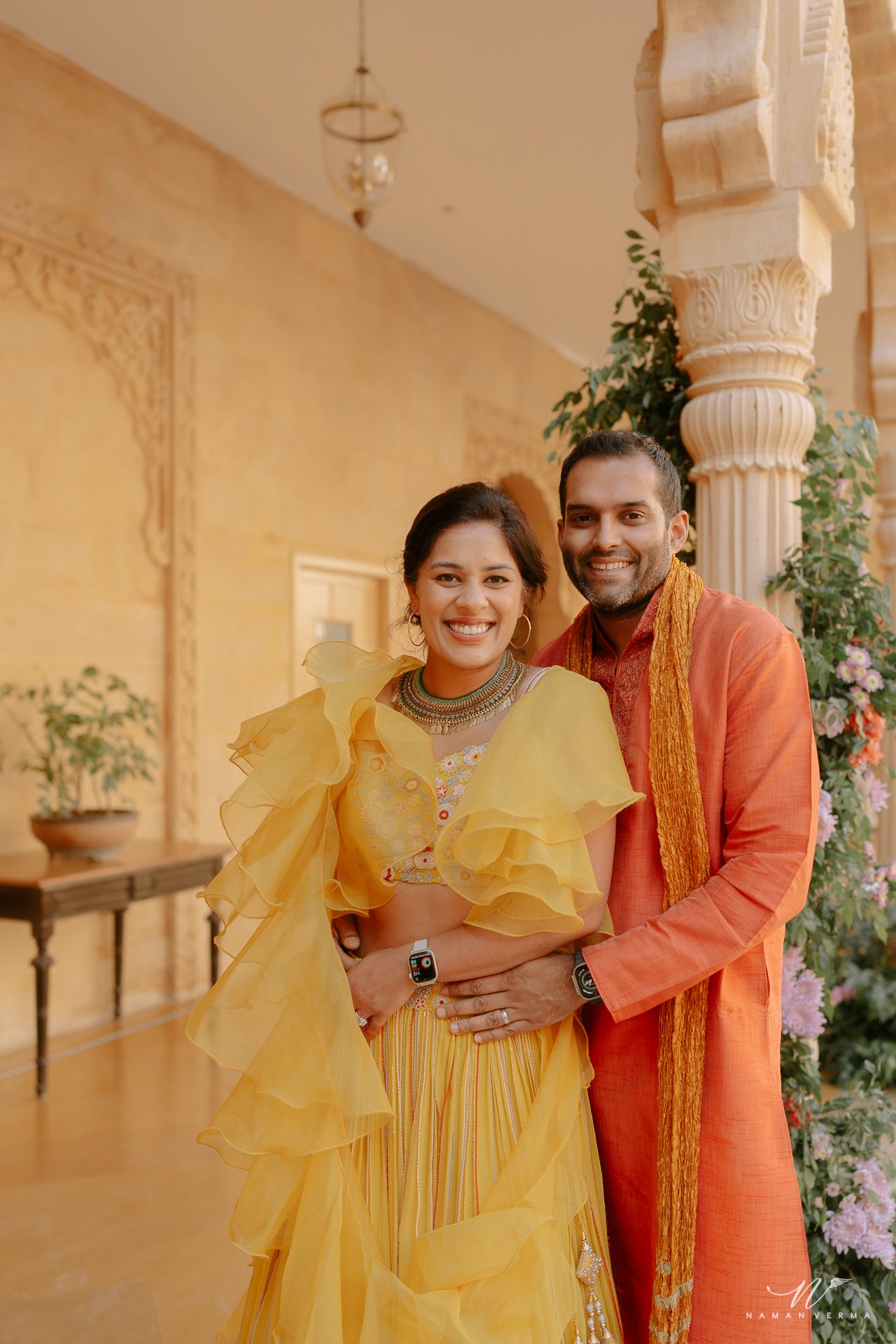 Haldi and Mehendi ceremony photo