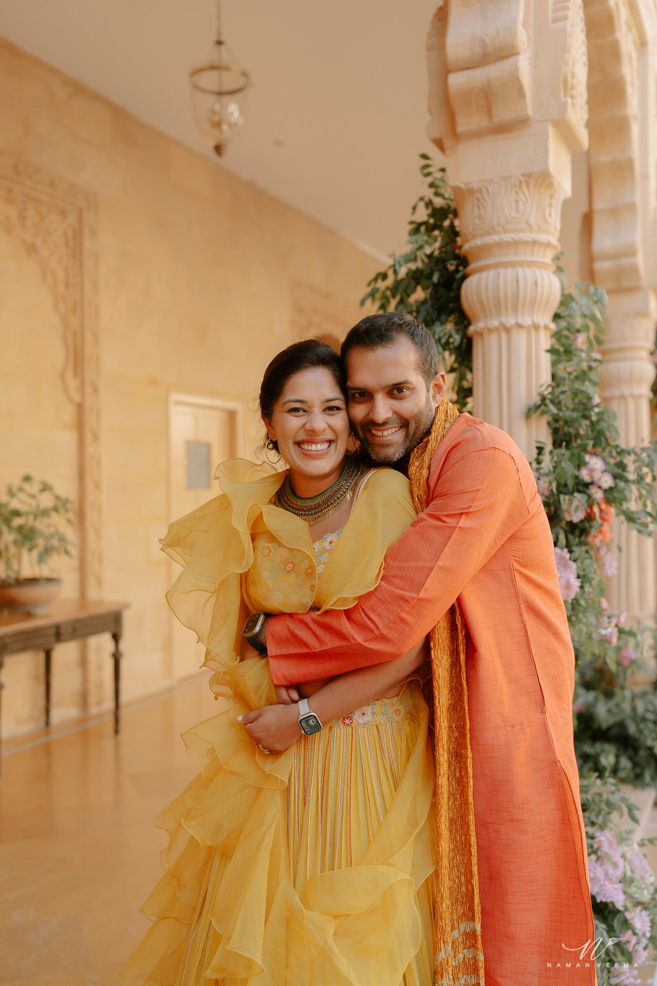 Haldi and Mehendi ceremony photo