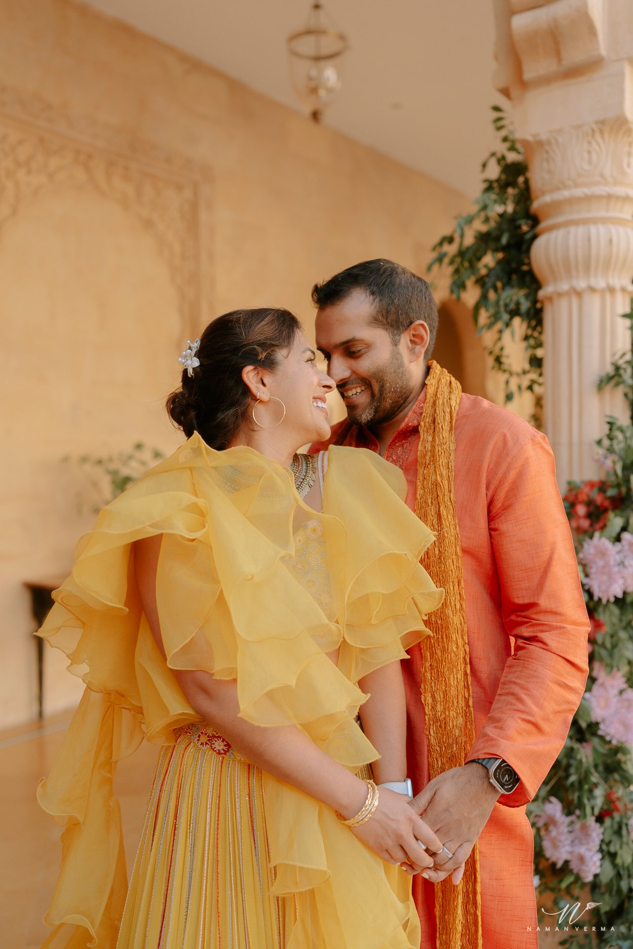 Haldi and Mehendi ceremony photo