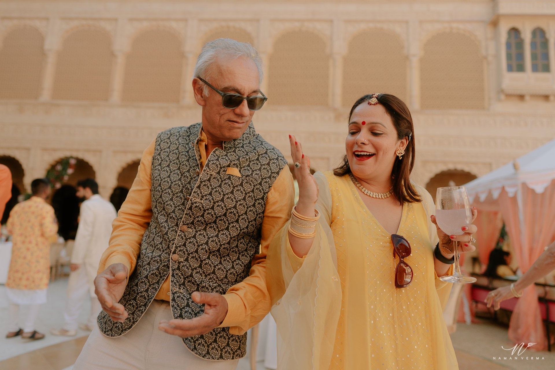 Haldi and Mehendi ceremony photo