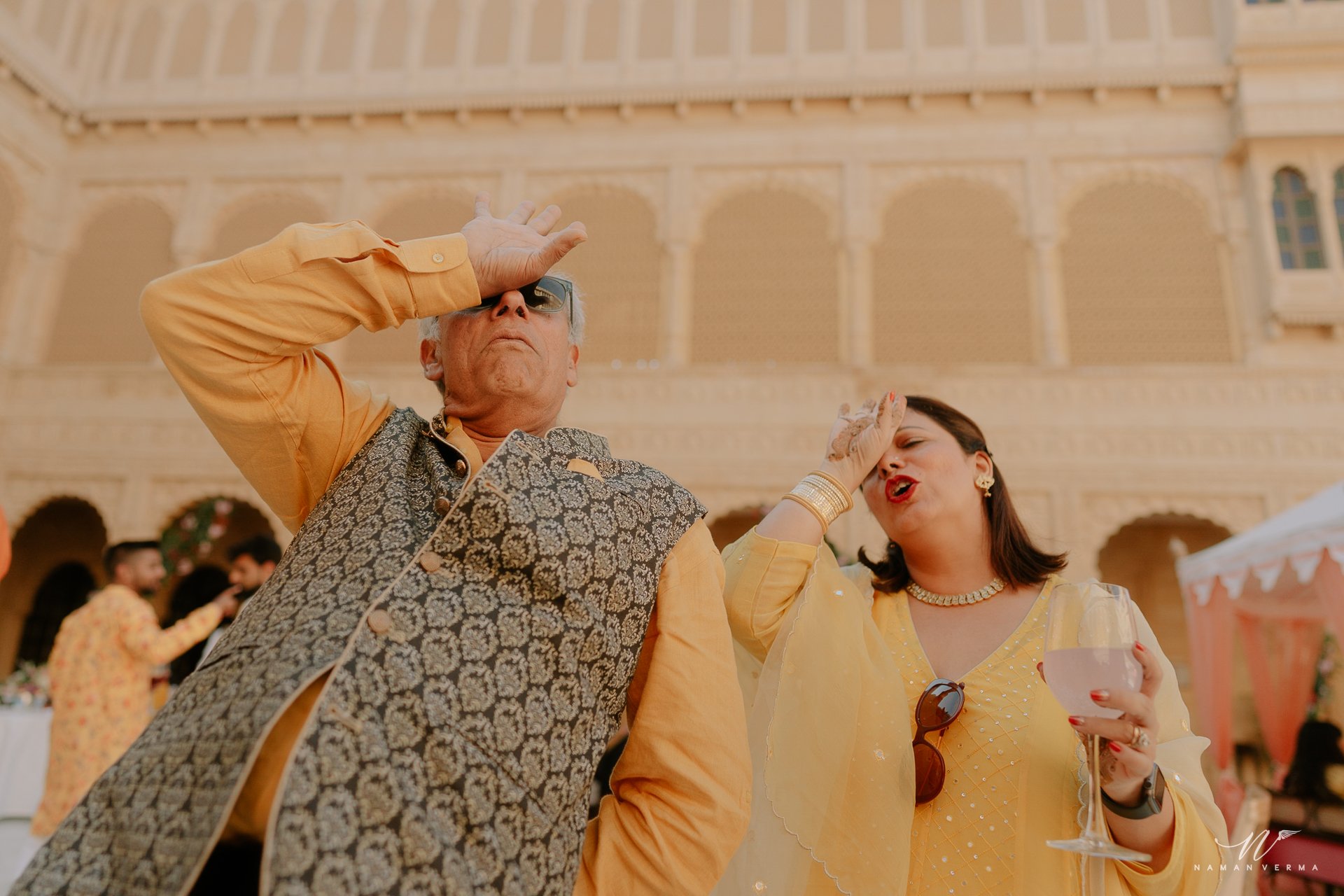 Haldi and Mehendi ceremony photo