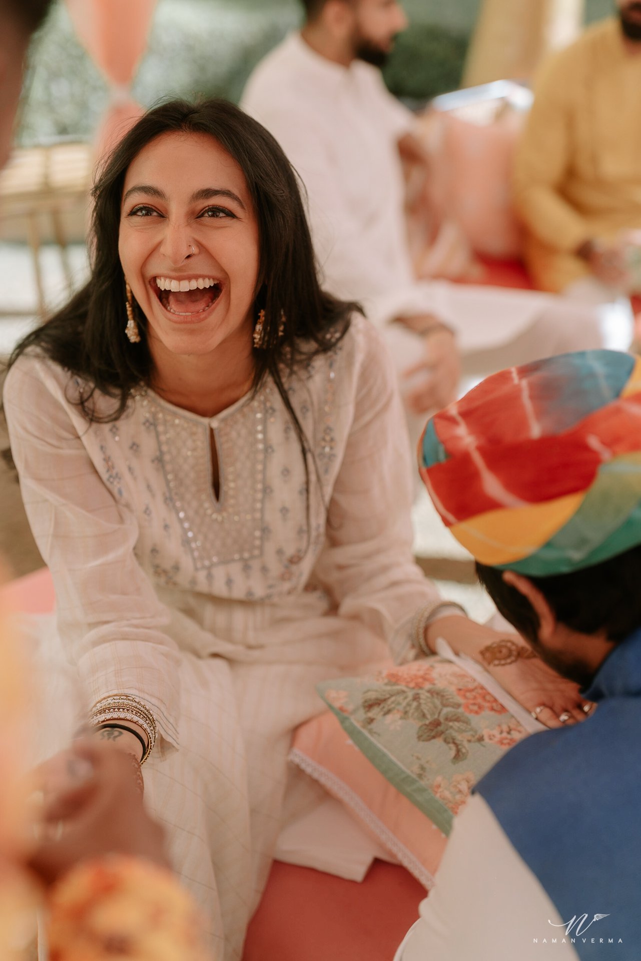 Haldi and Mehendi ceremony photo