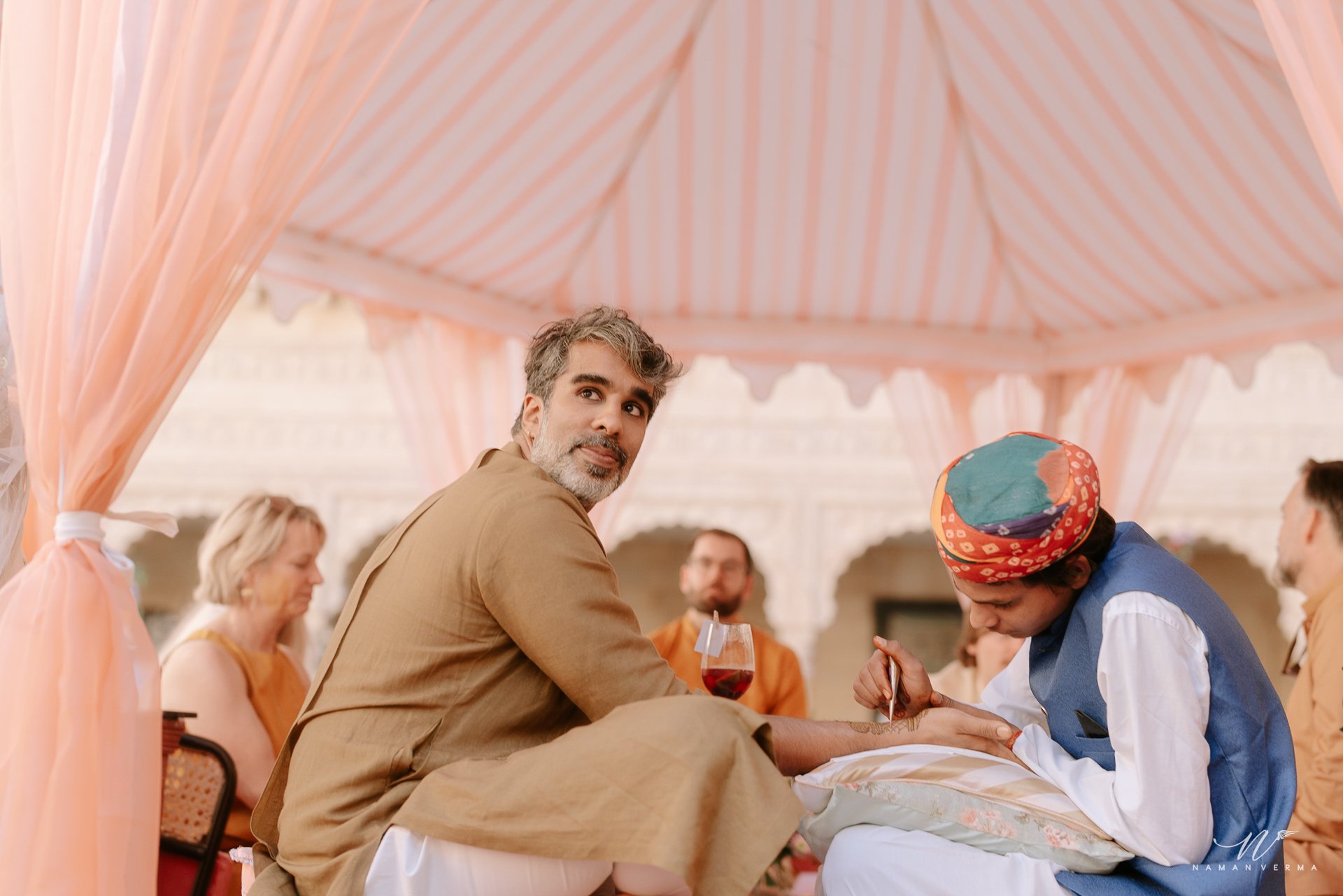 Haldi and Mehendi ceremony photo