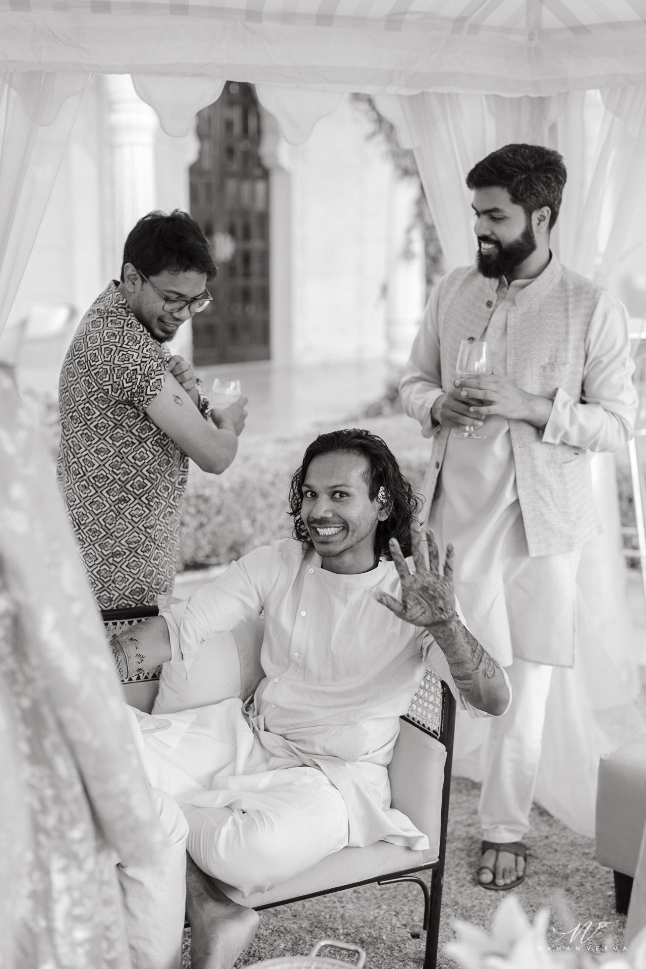 Haldi and Mehendi ceremony photo