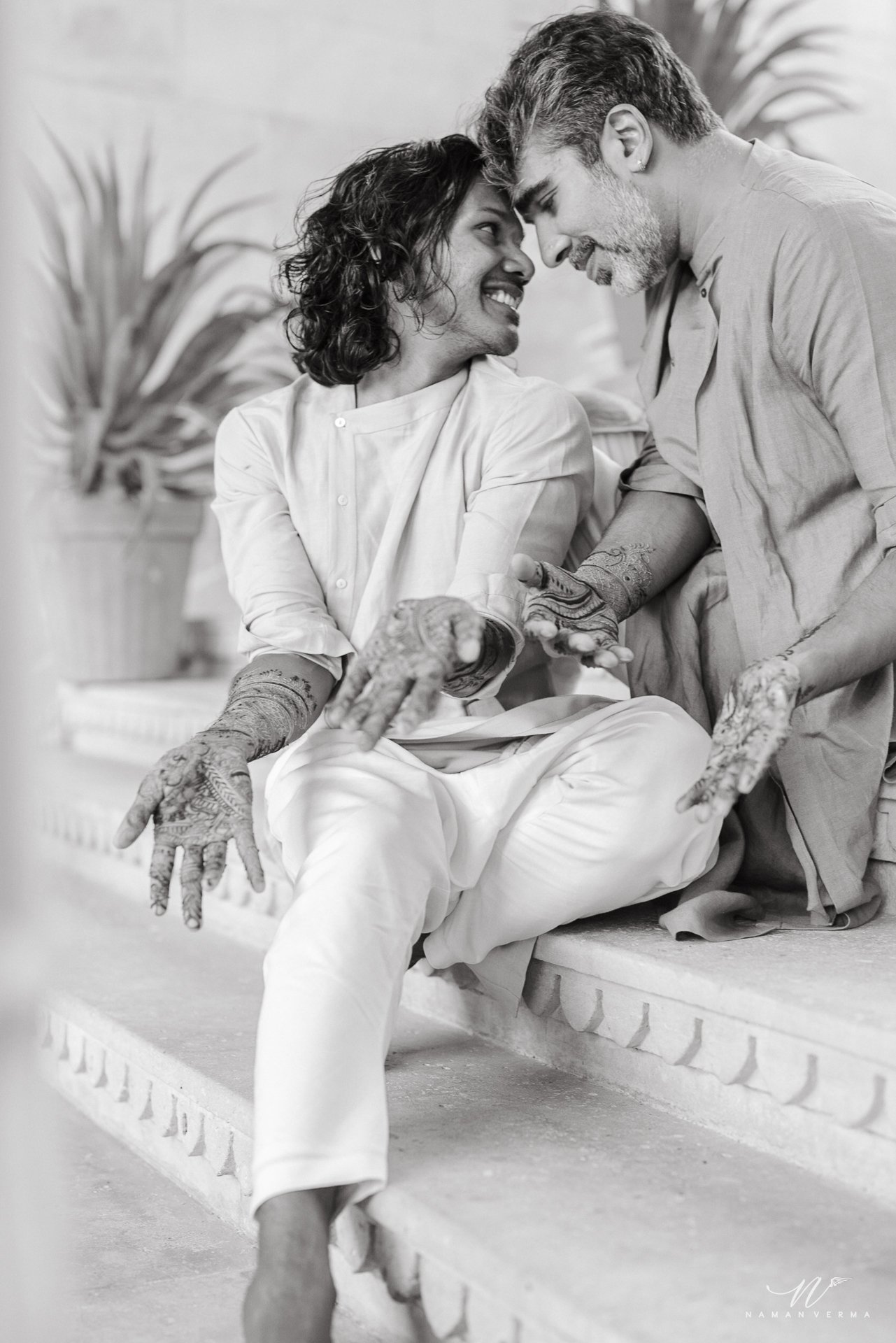 Haldi and Mehendi ceremony photo