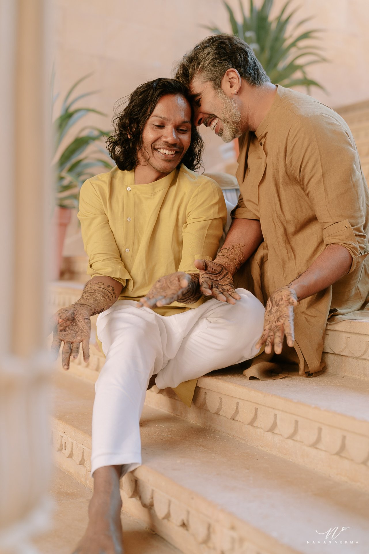 Haldi and Mehendi ceremony photo