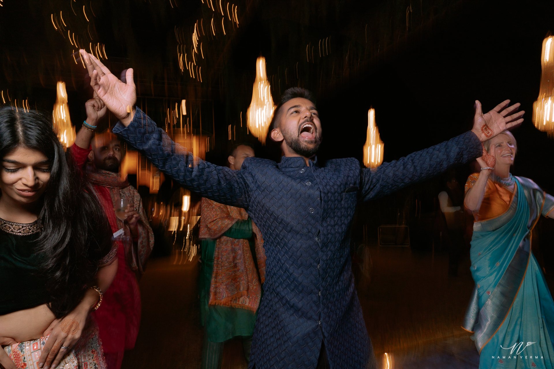 Sangeet celebration photo